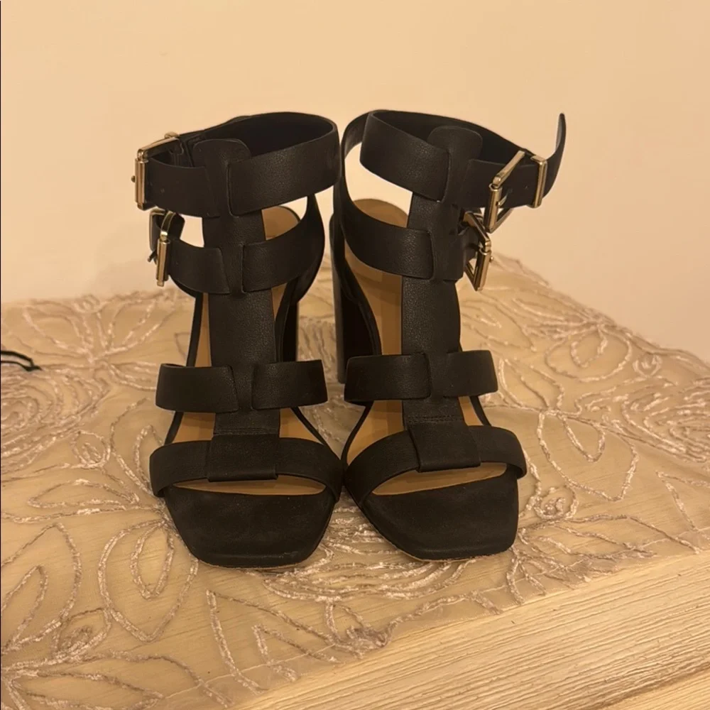 INC International Concepts Black  block Heels - Picture 6 of 12